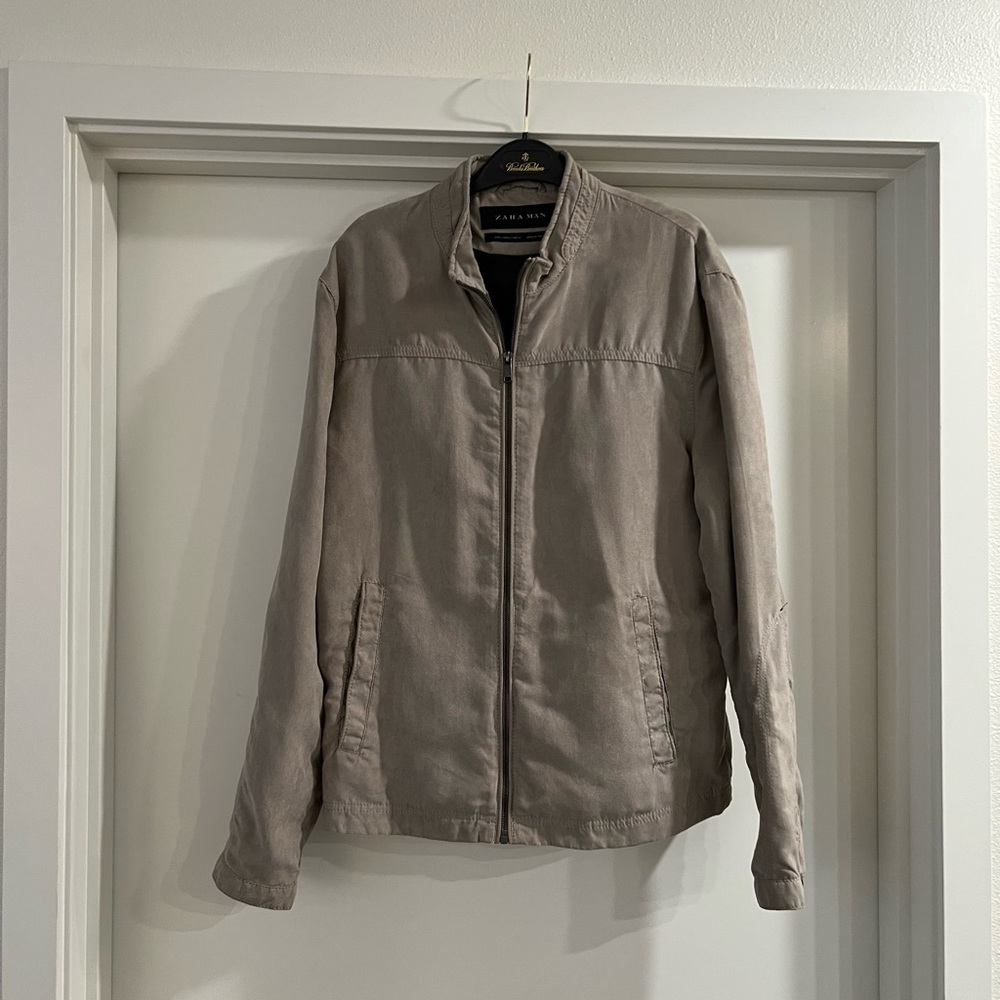Zara lightweight jacket (beige)